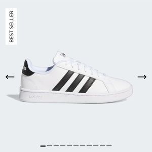 White adidas grand courts